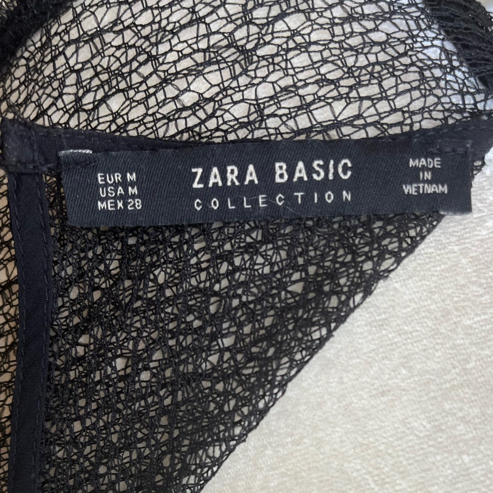 ZARA Pleated Baby Doll Top | Medium - Picture 9 of 9